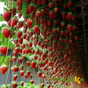 Клубника ампельная Анастасия купить по цене от 370р. в интернет-магазине «Посадика» с доставкой почтой в в Елизовое и по всей России – [изображение №1].